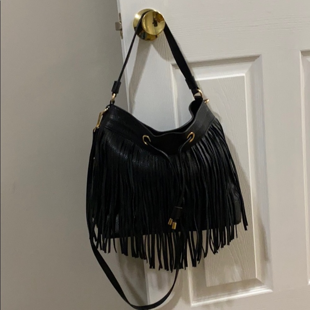 Black handbag